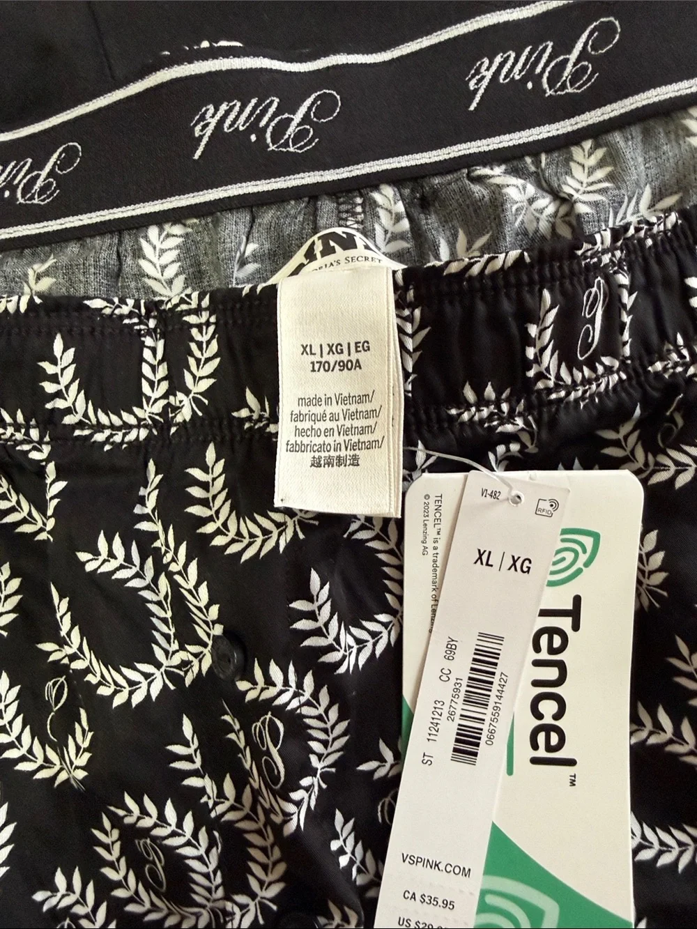 PINK Victorias Secret pink waistbands prints